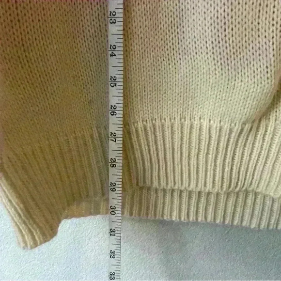 PROMESA- Color Block Sweater Sz Large ( pink, purple) - Picture 10 of 12